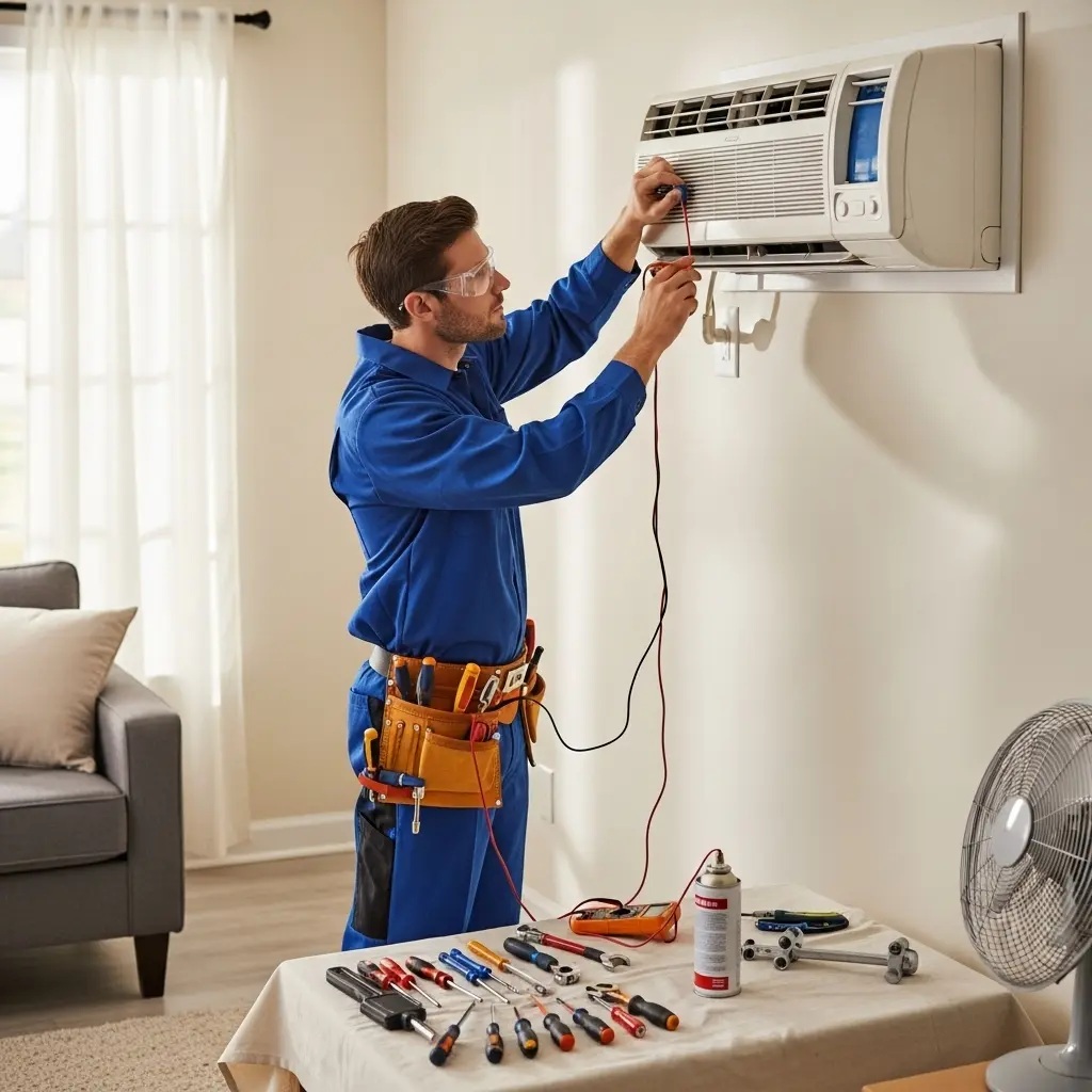 Selendi Termikel Termikel klima gaz dolumu ve bakım – Enerji verimliliği artırıldı. - Teknik servis örneği